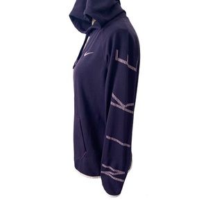 Nike Therma-FIT Pullover Fleece Hoodie Royal Purple Size Medium